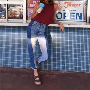 Vintage Two-Toned American Eagle Jeans